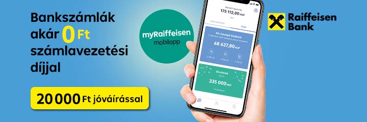 Raiffeisen bankszámla Lakossági bankszámla akció