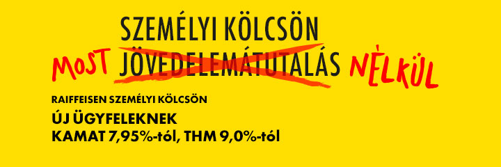 Személyi kölcsön Személyi hitel a Raiffeisentől