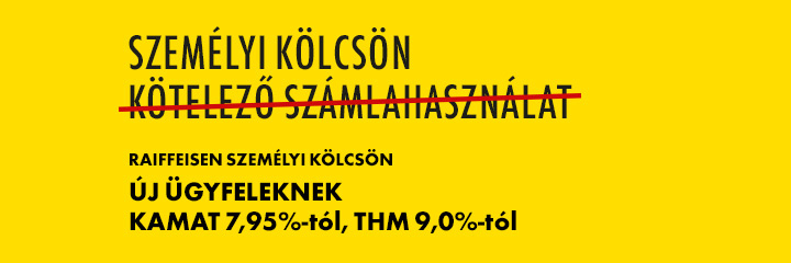 Személyi kölcsön Személyi hitel a Raiffeisentől
