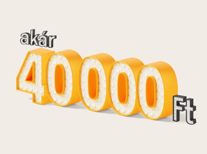 40000 Ft kiírva számokkal