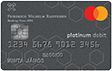 Mastercard Platinum debit card